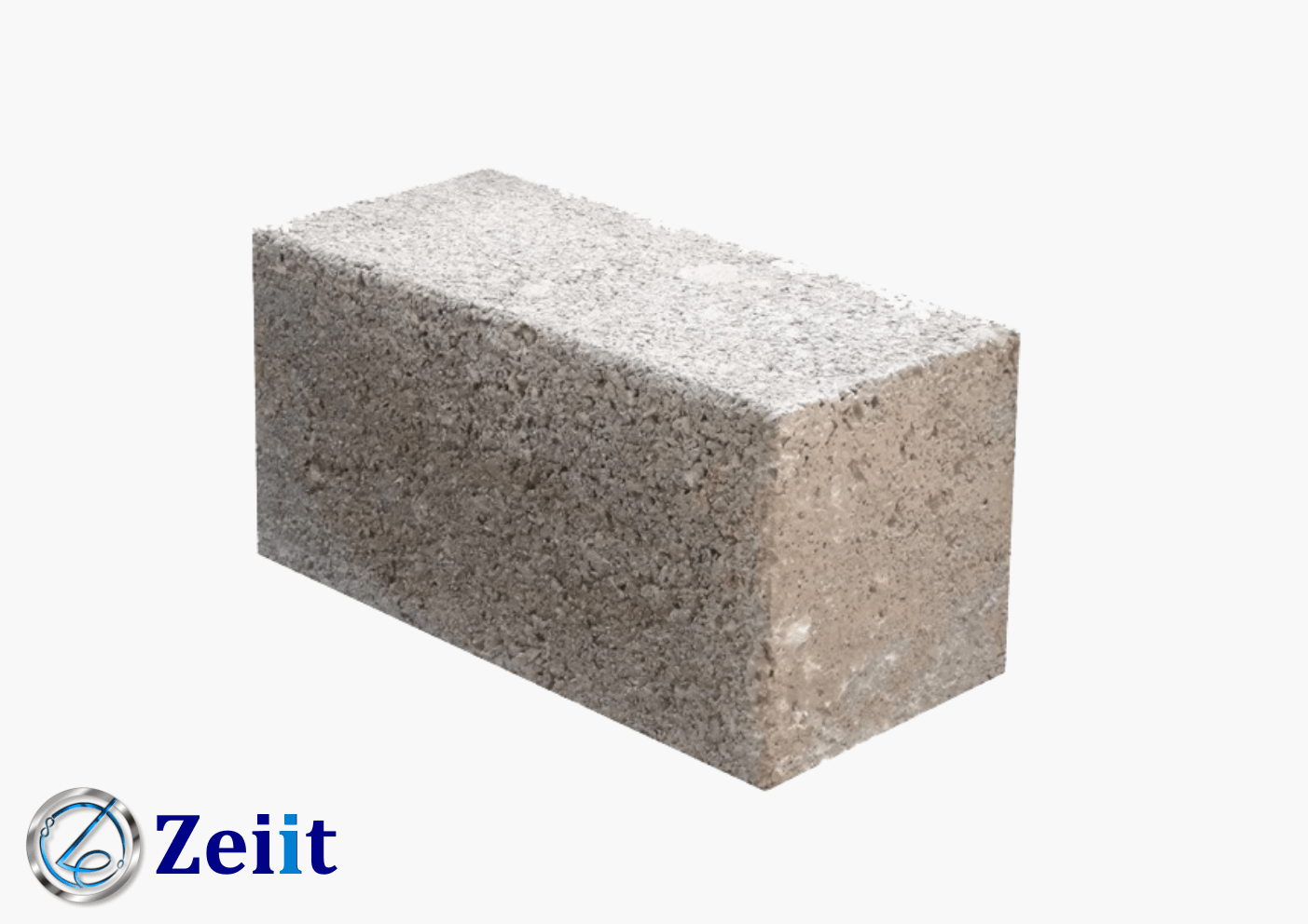 Cement blocks with zeiit logo