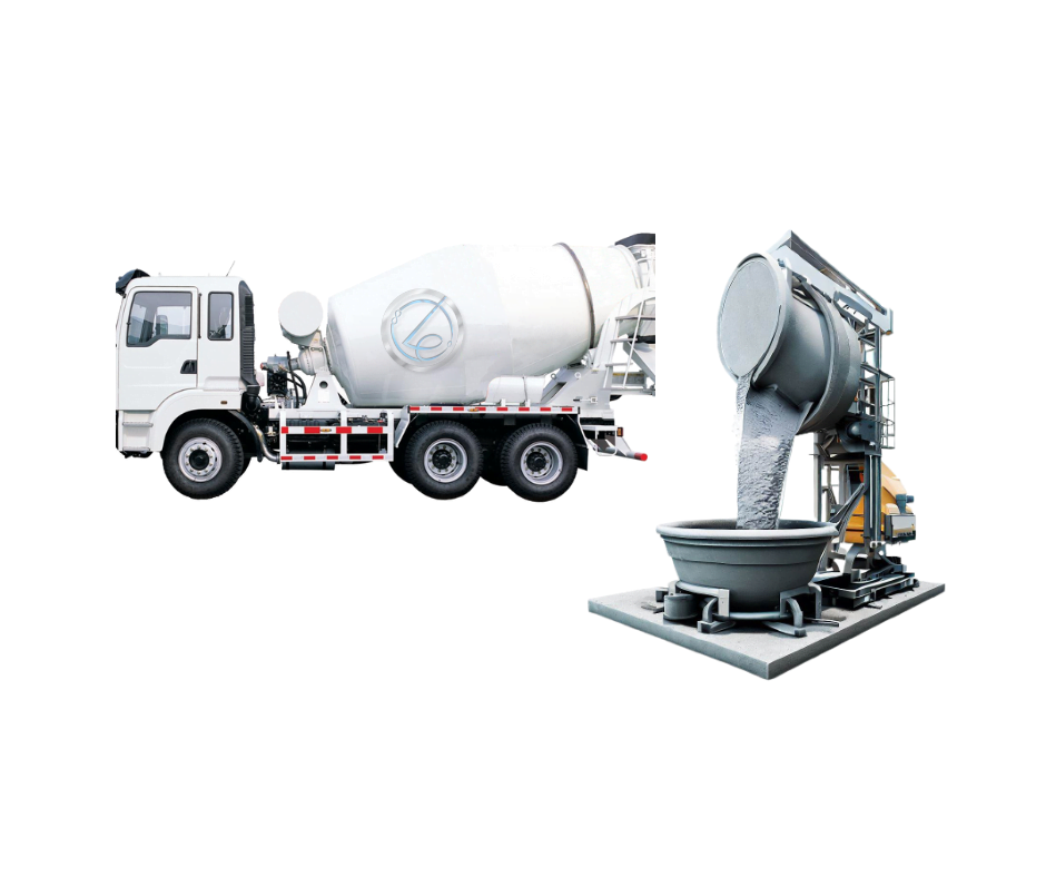 Cement mixer truck and cement mixer